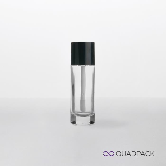 Skin-Up bottle with flock applicator